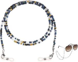 uxcell Eyeglass Chains for Women, Eyeglass Holder Bead Chains Adjustable Sunglasses Lanyards Holder Chains for Glass