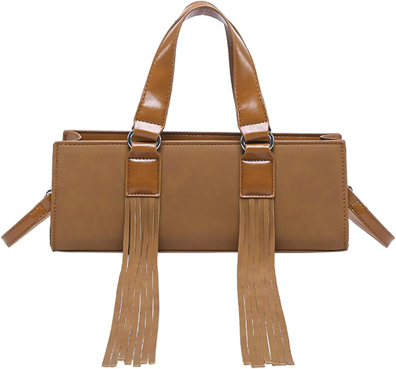 Vegan Leather Tote Bag for Women, Designer Work Purse with Gold Chain Strap & Zipper