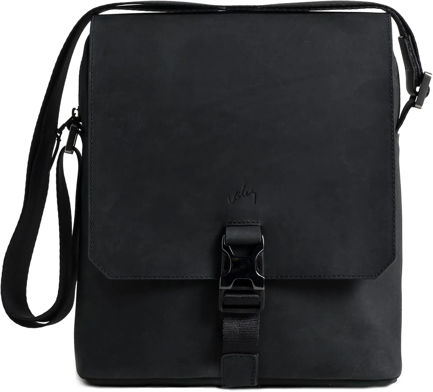 VELEZ Top Grain Leather Bag For Men - Small Sling Messenger Bags - 11 inch Tablet - Mens Crossbody Shoulder Purse
