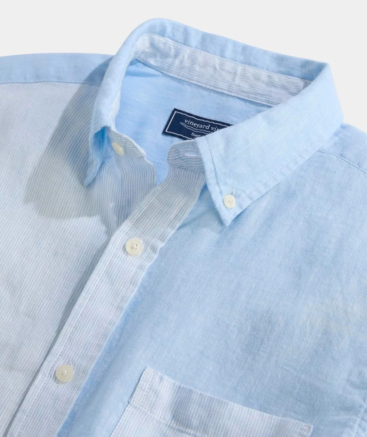 vineyard vines Men's Linen Party Shirt