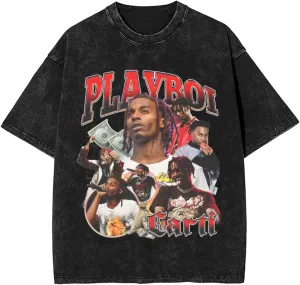Vintage T Shirts Mans Womens Oversized Casual Tees Short Sleeve Sports Crew Neck Shirt Graphic T-Shirt Retro Unisex Tops