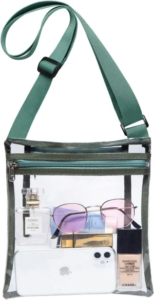 Vorspack Stadium Approved Clear Purse - TPU Crossbody Bag for Women - Concert