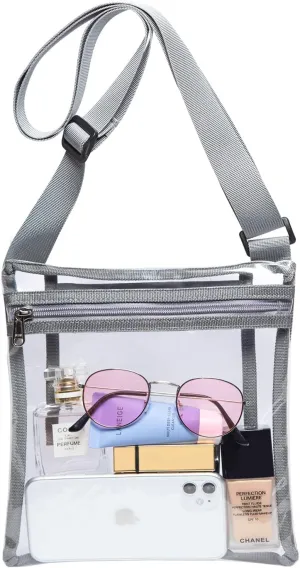 Vorspack Stadium Approved Clear Purse - TPU Crossbody Bag for Women - Concert