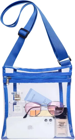 Vorspack Stadium Approved Clear Purse - TPU Crossbody Bag for Women - Concert