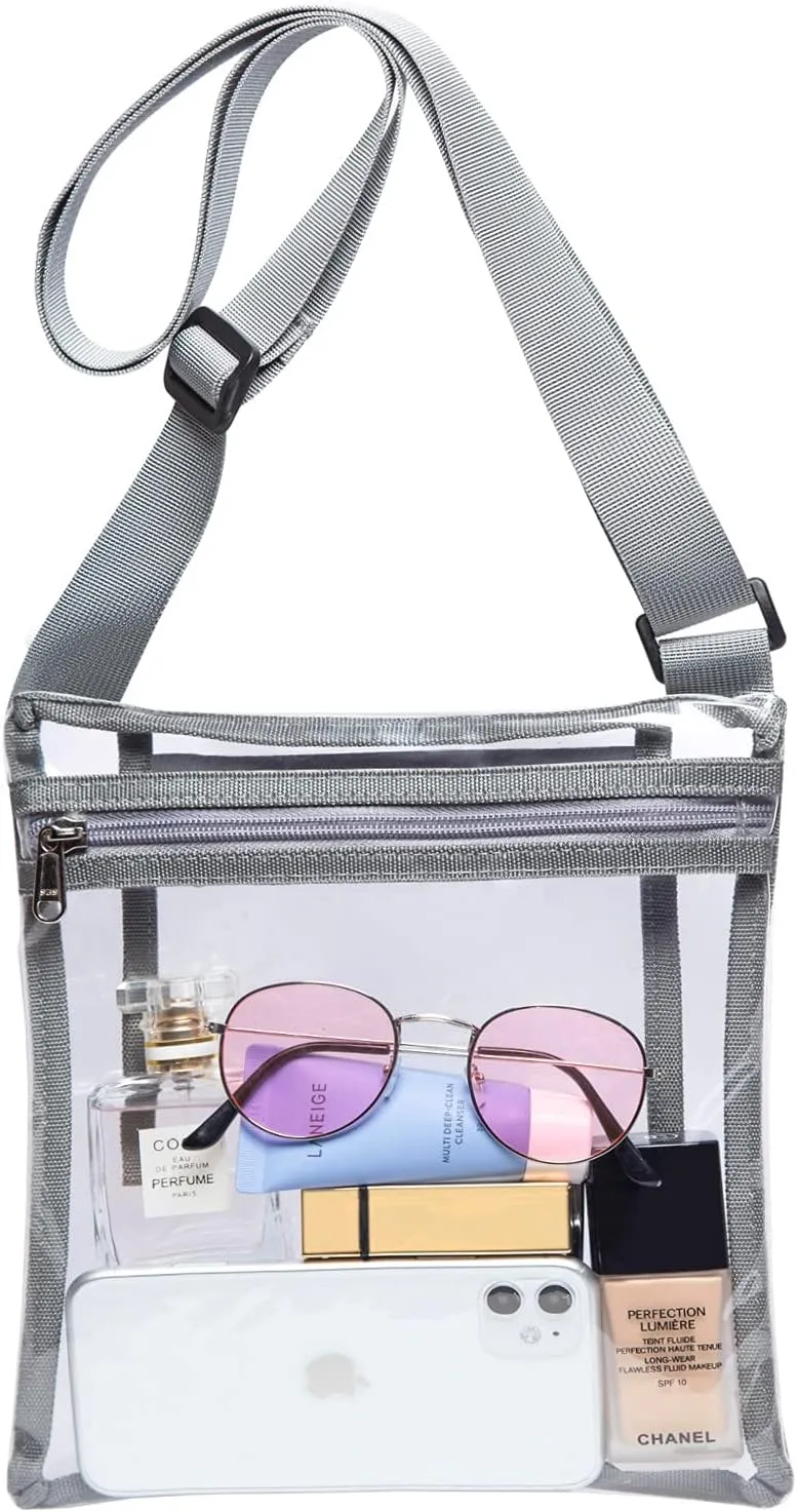 Vorspack Stadium Approved Clear Purse - TPU Crossbody Bag for Women - Concert
