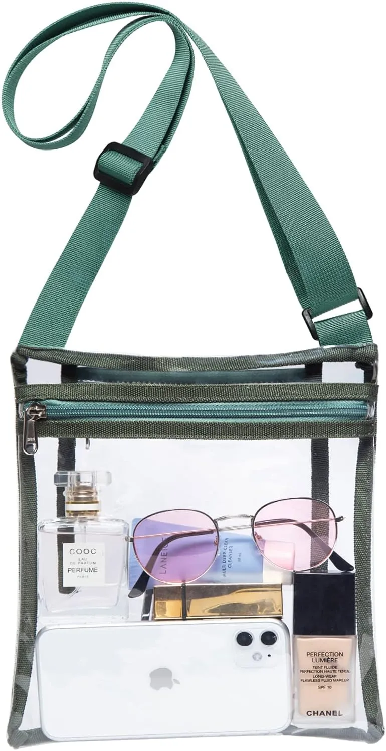 Vorspack Stadium Approved Clear Purse - TPU Crossbody Bag for Women - Concert