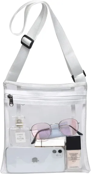 Vorspack Stadium Approved Clear Purse - TPU Crossbody Bag for Women - Concert