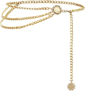Waist Chains for Women Belly Chains for Women Body Chains for Women Sexy Retro Court Style Waist Chain