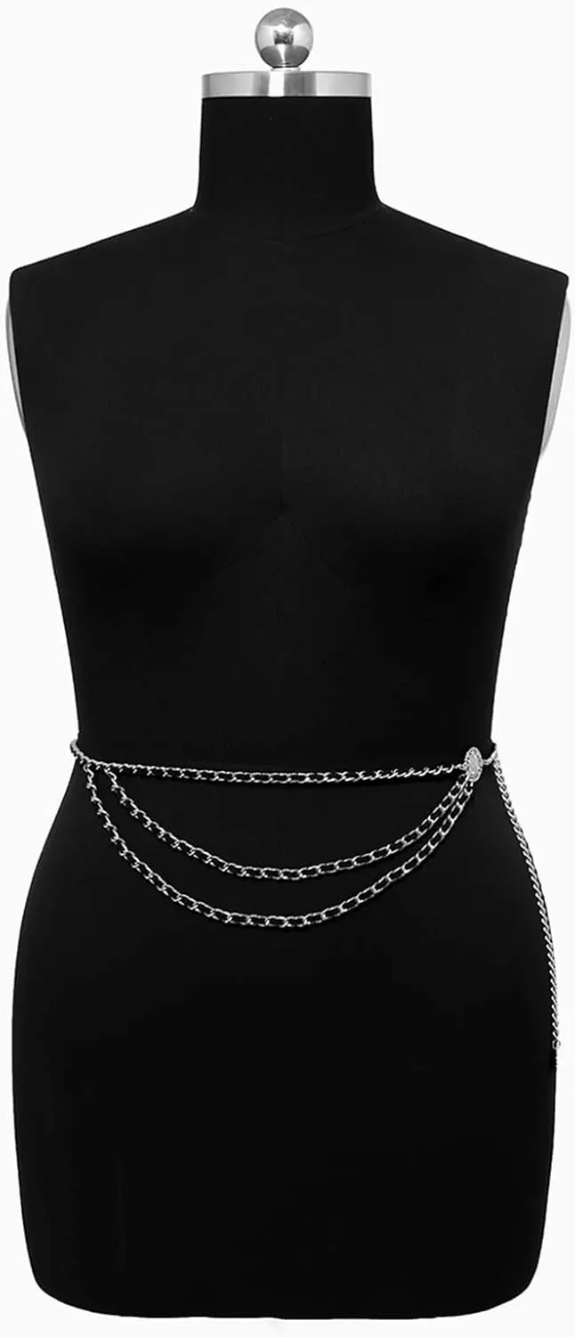 Waist Chains for Women Belly Chains for Women Body Chains for Women Sexy Retro Court Style Waist Chain