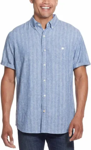 Weatherproof Vintage Mens Short Sleeve Woven Shirt