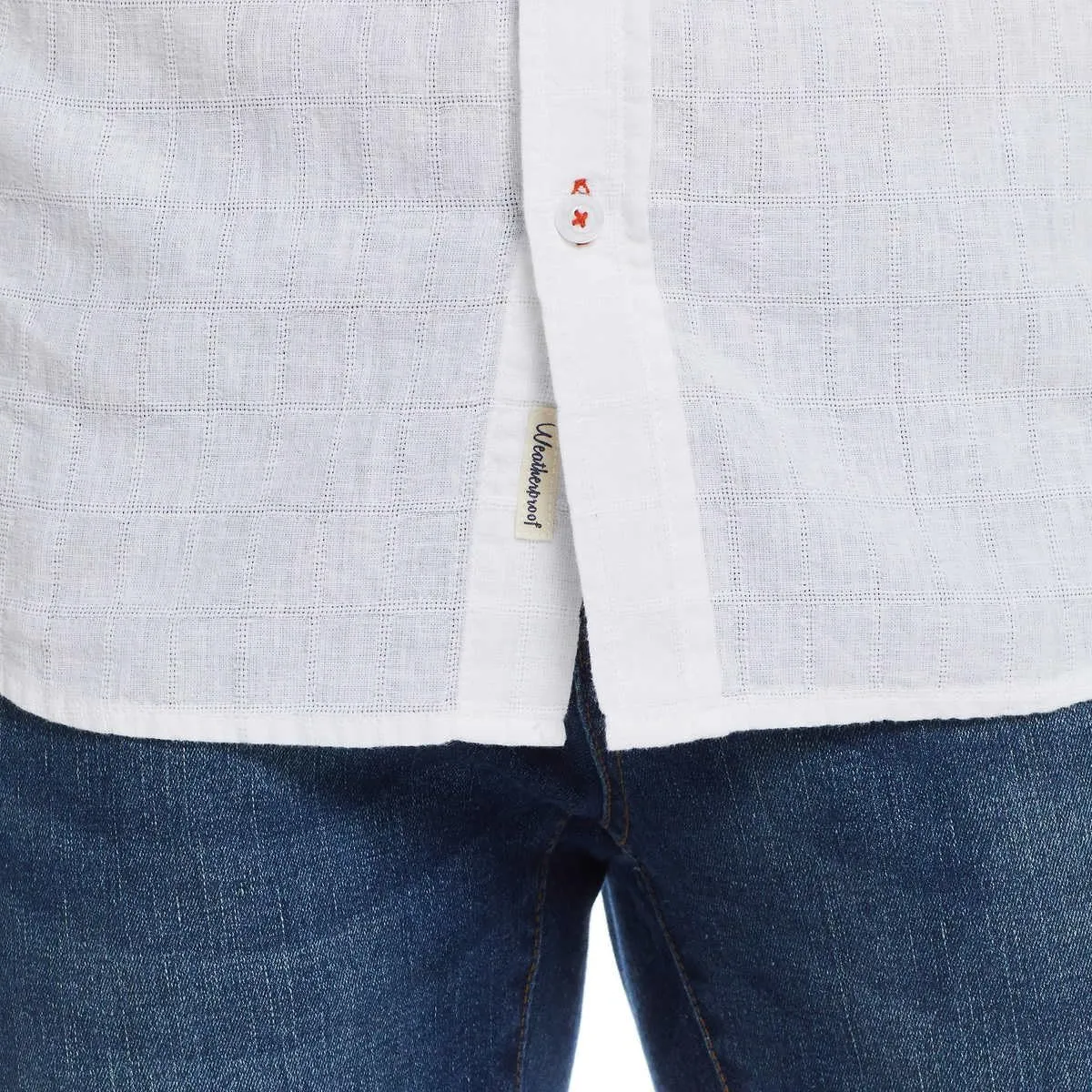 Weatherproof Vintage Mens Short Sleeve Woven Shirt