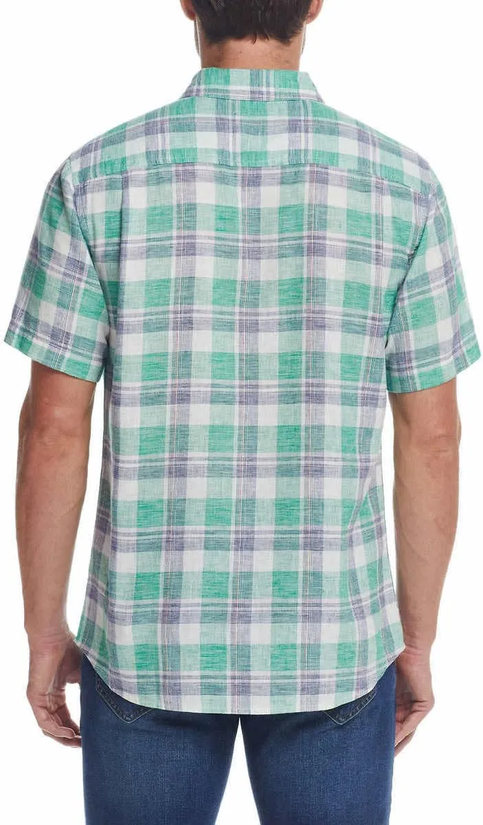 Weatherproof Vintage Mens Short Sleeve Woven Shirt