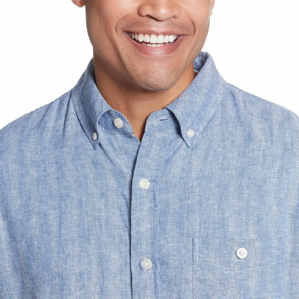 Weatherproof Vintage Mens Short Sleeve Woven Shirt