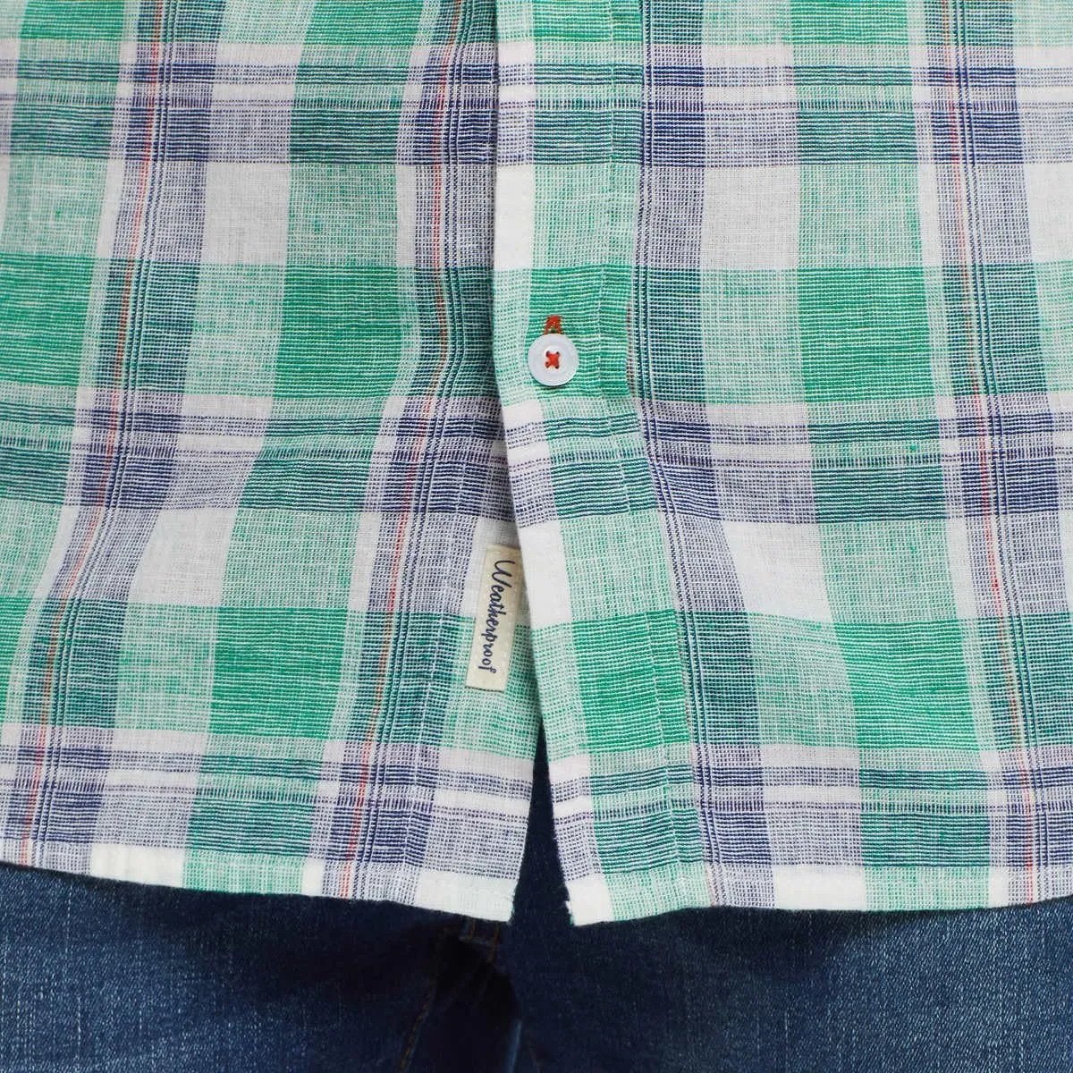 Weatherproof Vintage Mens Short Sleeve Woven Shirt