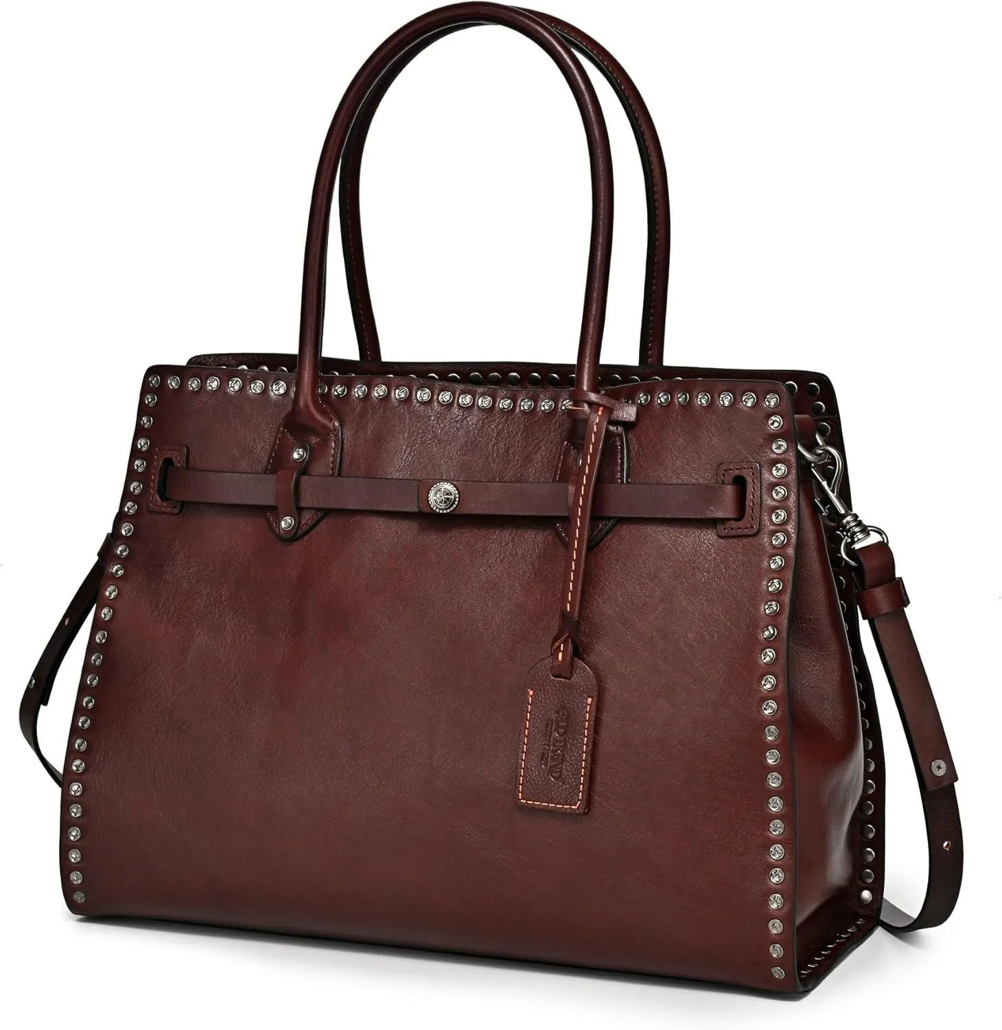 Westland Satchel Bag | Retro Vintage, Western Style | Genuine Leather, Cotton Lining, Luxurious Feel