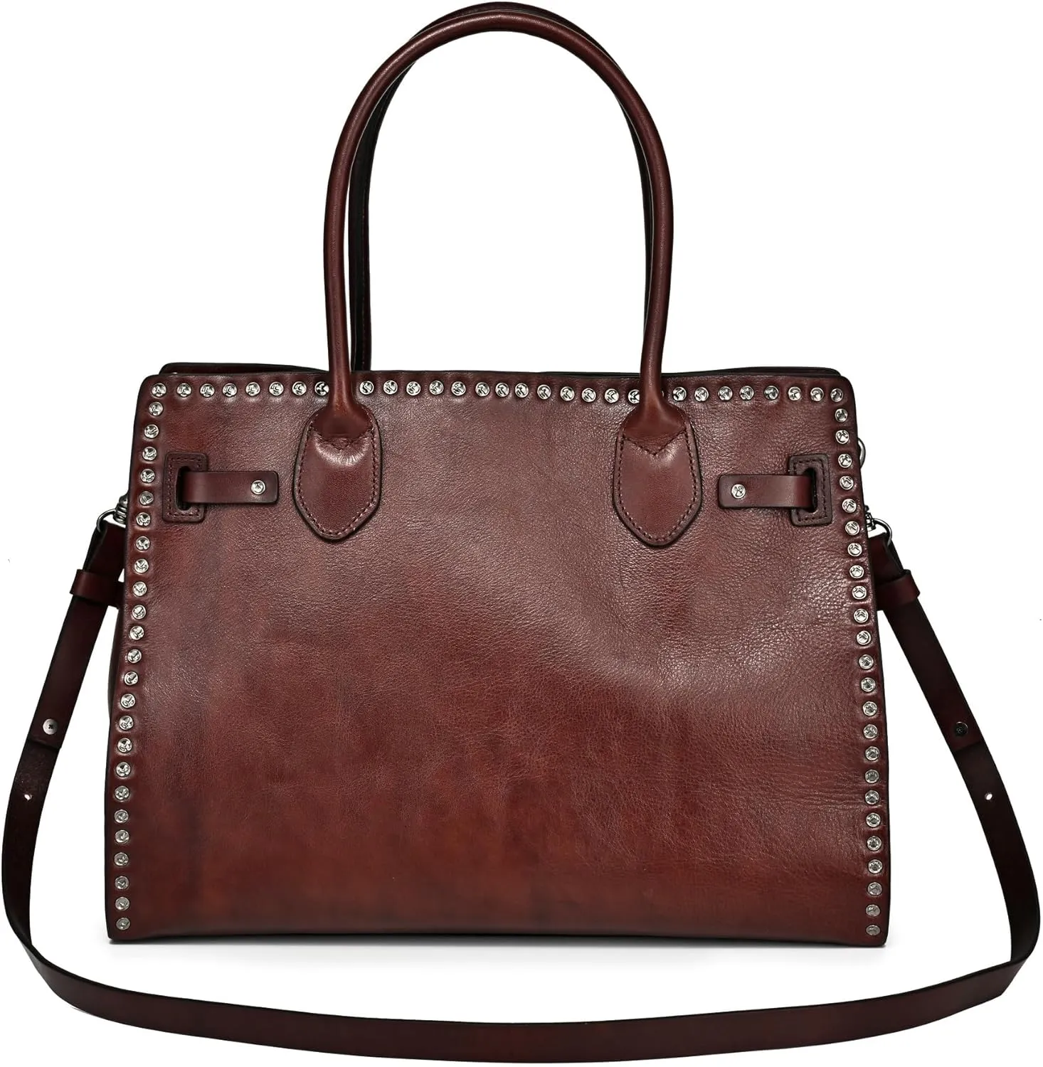 Westland Satchel Bag | Retro Vintage, Western Style | Genuine Leather, Cotton Lining, Luxurious Feel