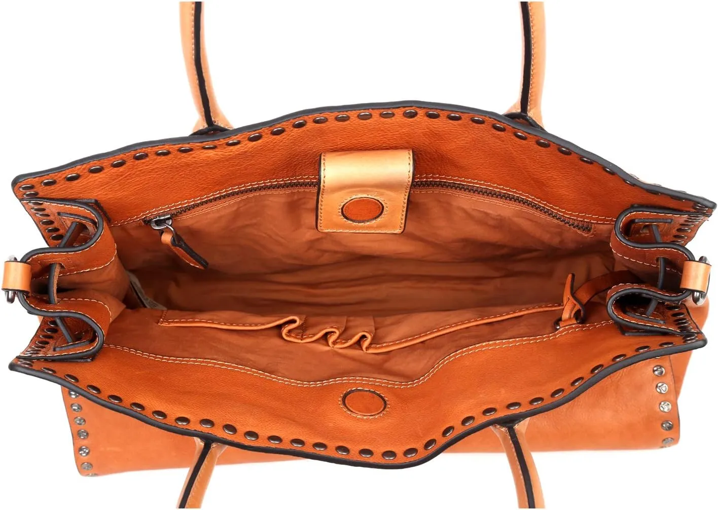Westland Satchel Bag | Retro Vintage, Western Style | Genuine Leather, Cotton Lining, Luxurious Feel