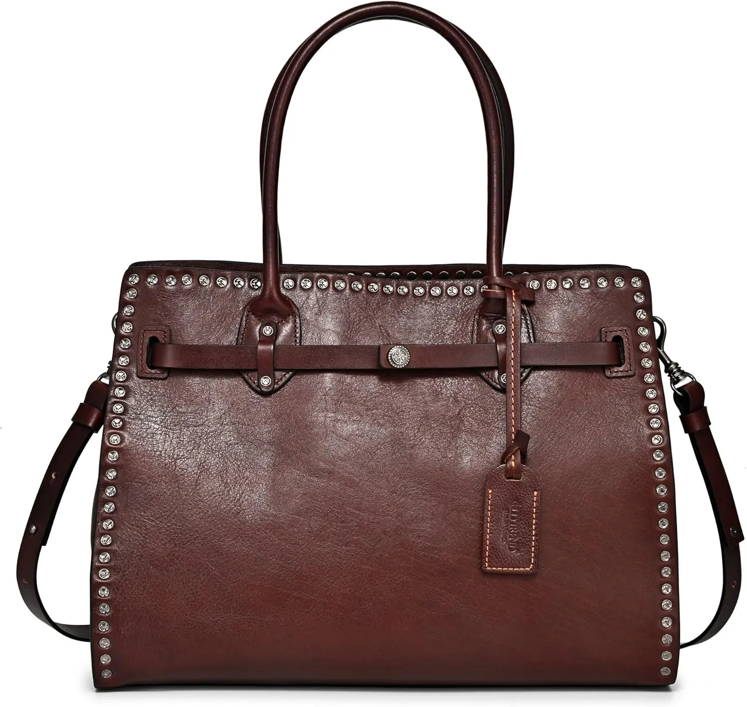 Westland Satchel Bag | Retro Vintage, Western Style | Genuine Leather, Cotton Lining, Luxurious Feel