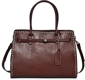 Westland Satchel Bag | Retro Vintage, Western Style | Genuine Leather, Cotton Lining, Luxurious Feel