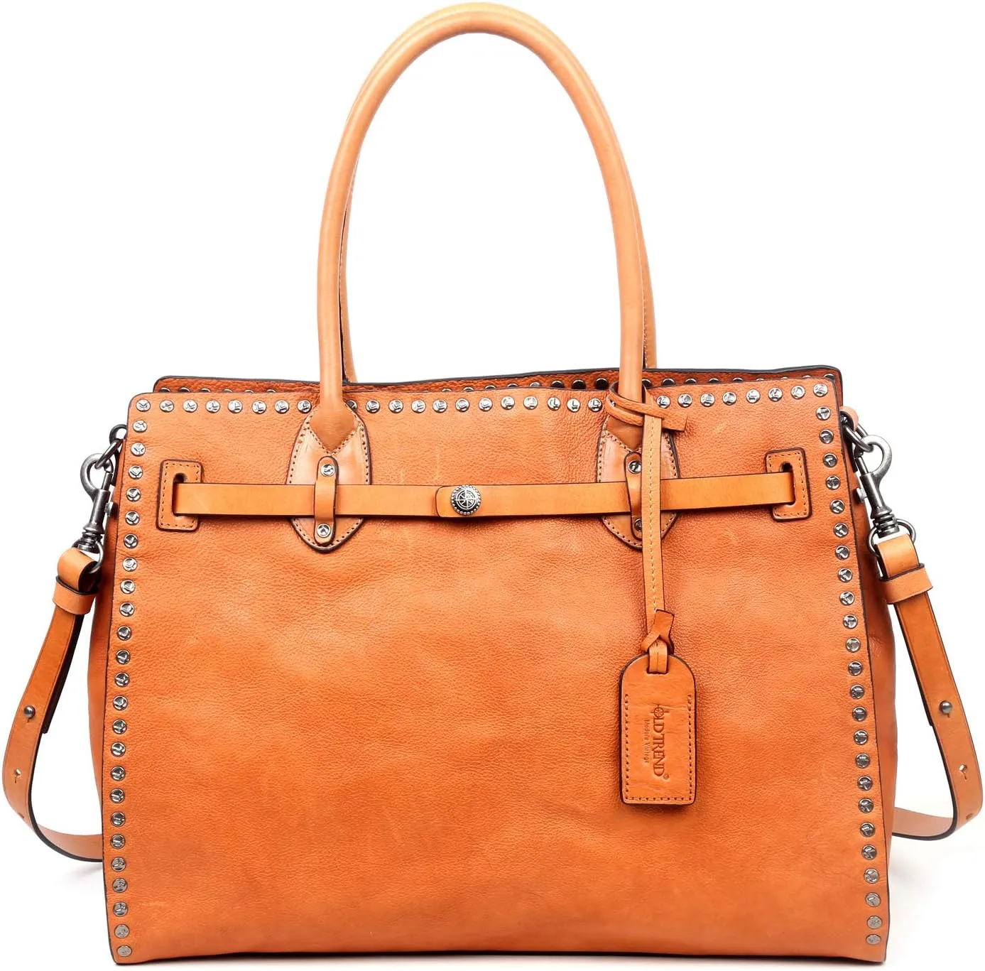 Westland Satchel Bag | Retro Vintage, Western Style | Genuine Leather, Cotton Lining, Luxurious Feel