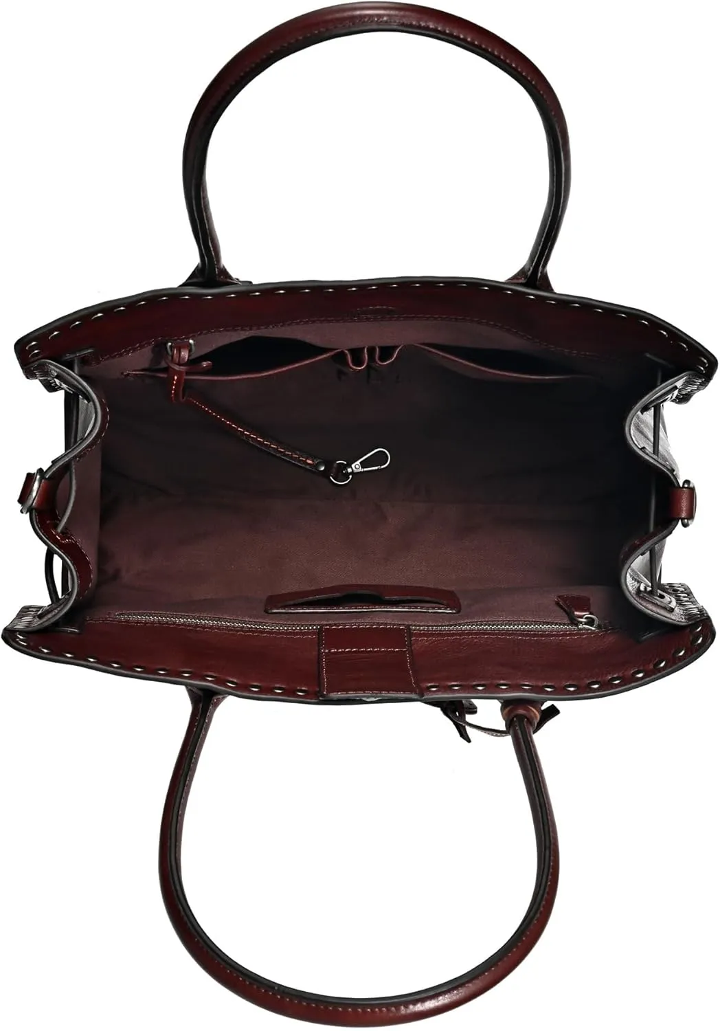 Westland Satchel Bag | Retro Vintage, Western Style | Genuine Leather, Cotton Lining, Luxurious Feel