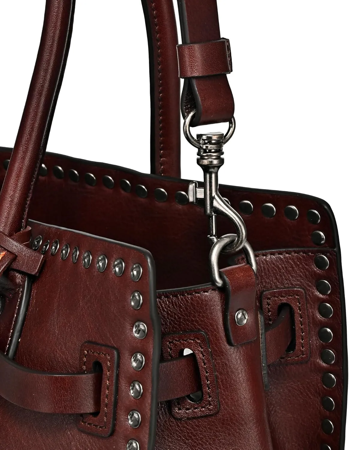 Westland Satchel Bag | Retro Vintage, Western Style | Genuine Leather, Cotton Lining, Luxurious Feel
