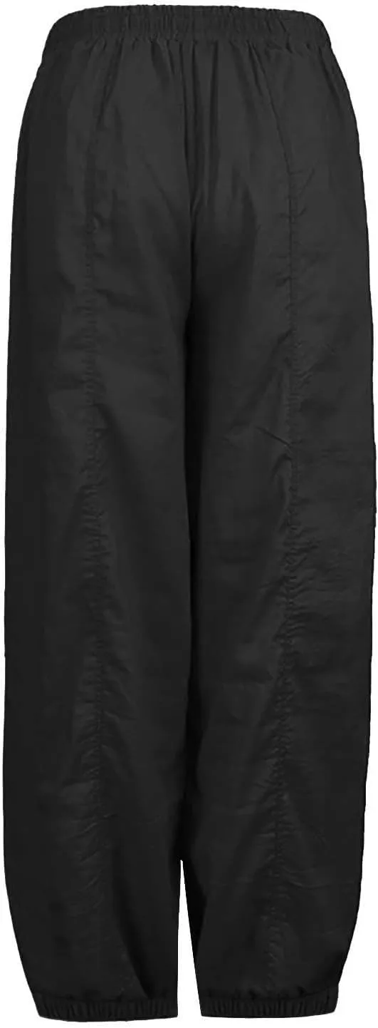 Women Baggy Pants Linen Harem Pants Comfy Wide Leg Yoga Pants Drawstring Palazzo Pants Loose Trousers Lounge Pants