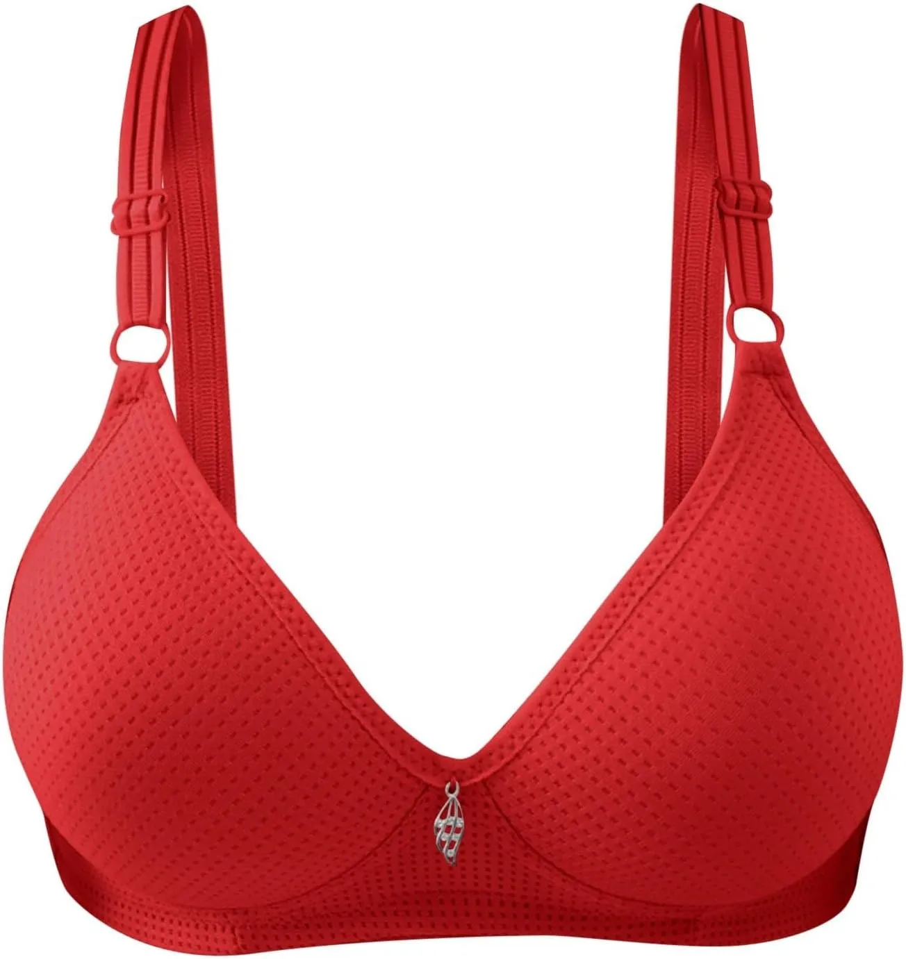 Women Bra Pack Side Buckle Lace Edge Without Steel Ring Movement Seamless Gathering Sports Bra Non Removable Pads