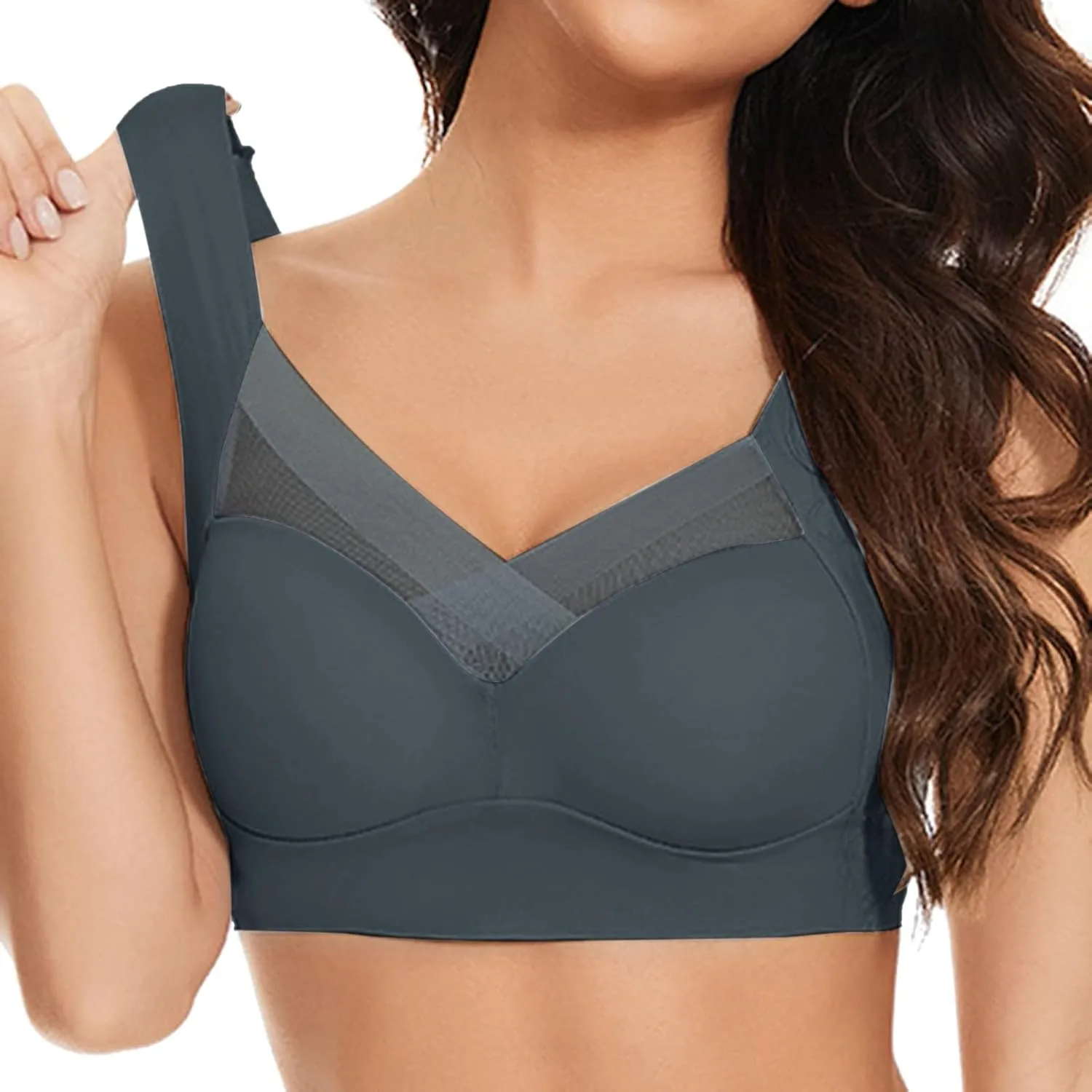 Women Lysine Charm Bras Seamless Sexy Push Up Zen Chic Ninawear Bras Wireless Breathable Posture Correcting Melly Charm Bras
