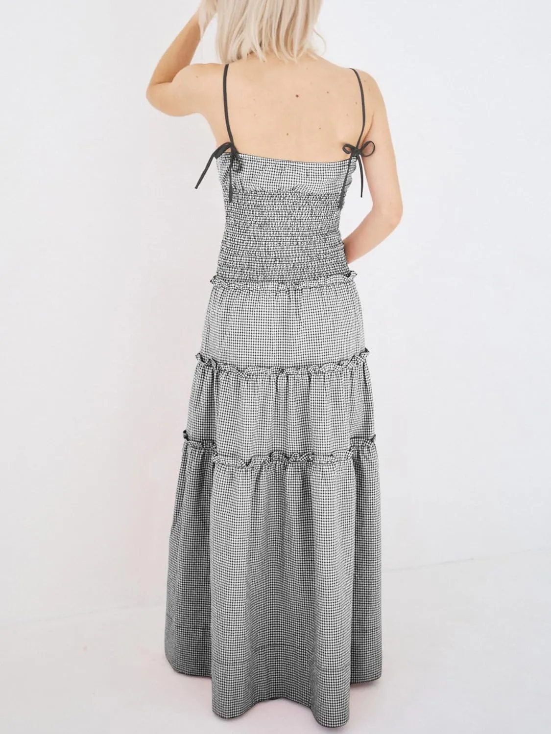 Women Summer Colorful Striped Maxi Cami Dress Spaghetti Strap Boho Long Flowy Sun Dresses A Line Beach Sundresses