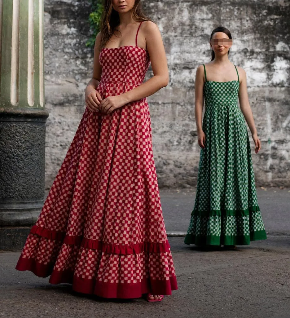 Women Y2k Striped Maxi Dress Flowy Cut Out Backless Corset Spaghetti Strap Boho Long Midi Dress Milkmaid Sundress