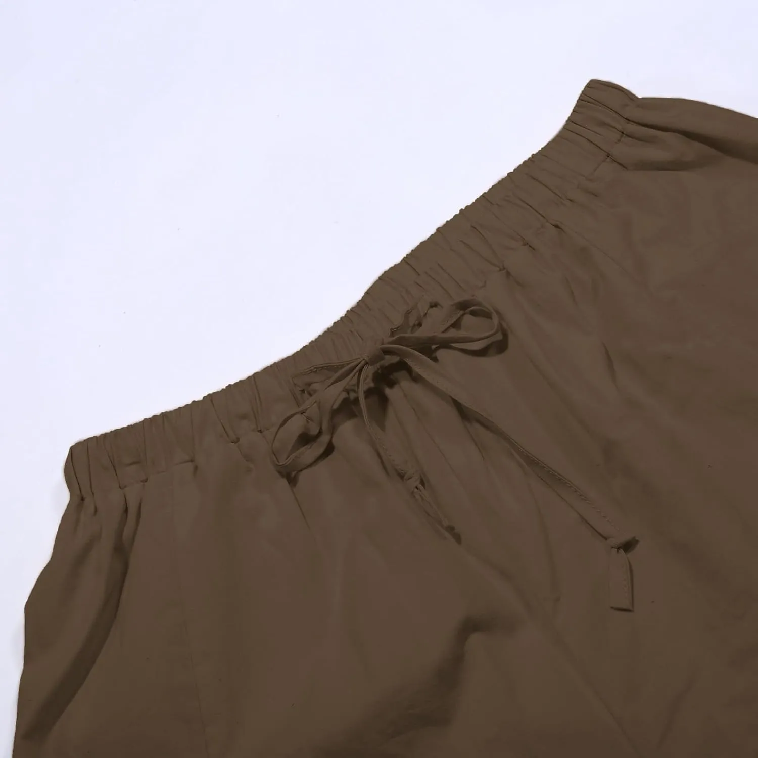 Women's Baggy Pants Drawstring Harem Pants Loose Fit Boho Pants Trendy Casual Pants with Pockets Comfy Travel Pants