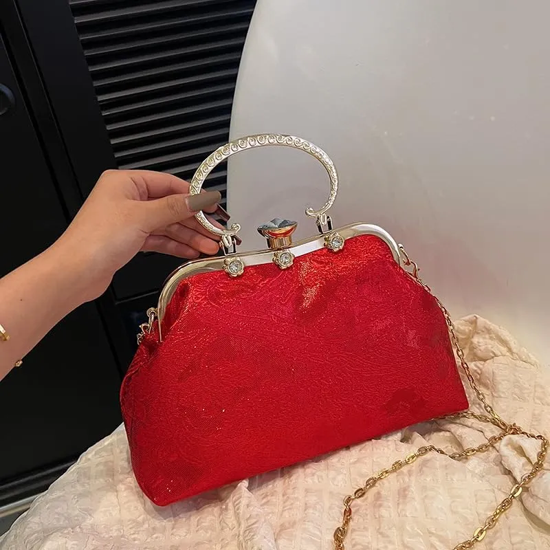 Women's Evening Handbag Chain Shoulder Crossbody Bag For Special Occasions