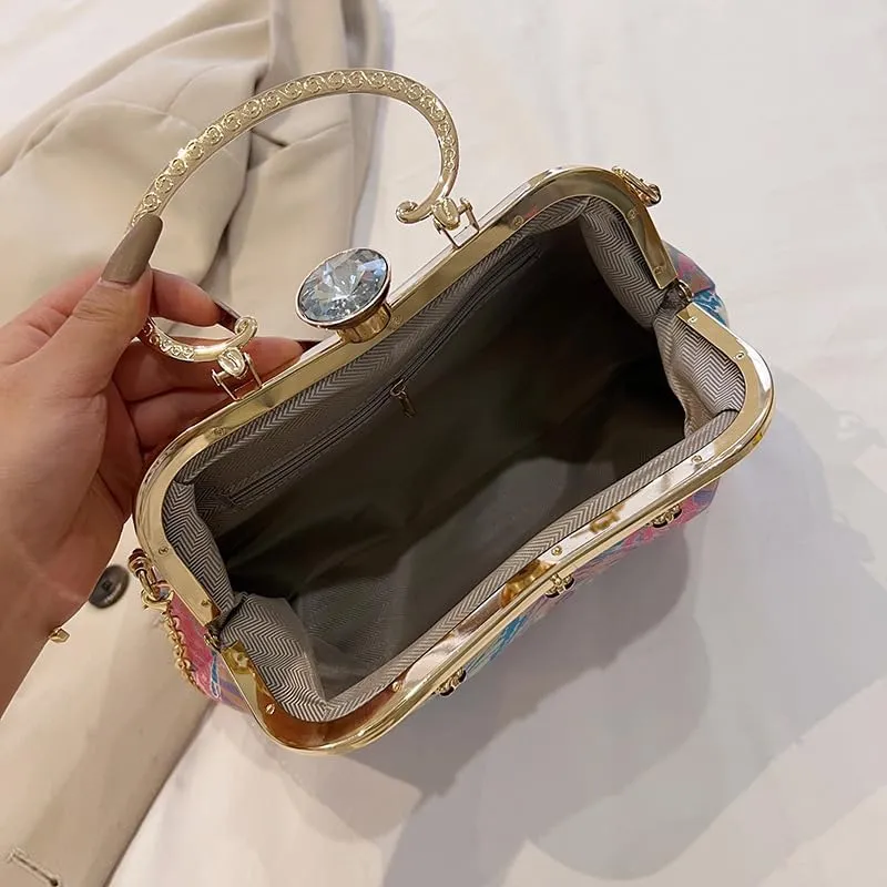 Women's Evening Handbag Chain Shoulder Crossbody Bag For Special Occasions