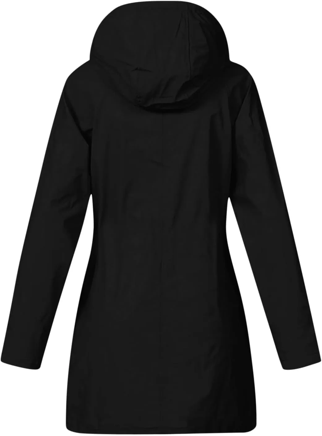 Womens Rain Jacket Waterproof with Hood, Rain Coats for Women Outdoor Lightweight Jackets Fall Athletic Windbreaker