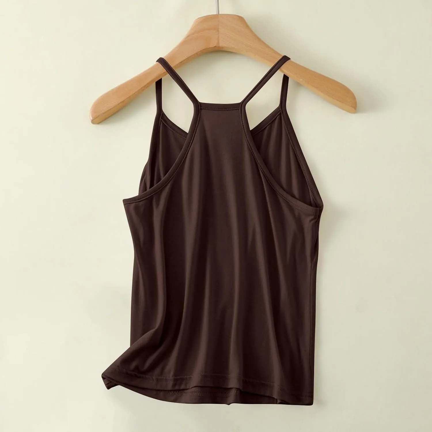 Womens Tank Tops Loose Fit Spaghetti Strap Tank Top Solid Color Dressy Causal Camisole Tops Yoga Athletic Tanks
