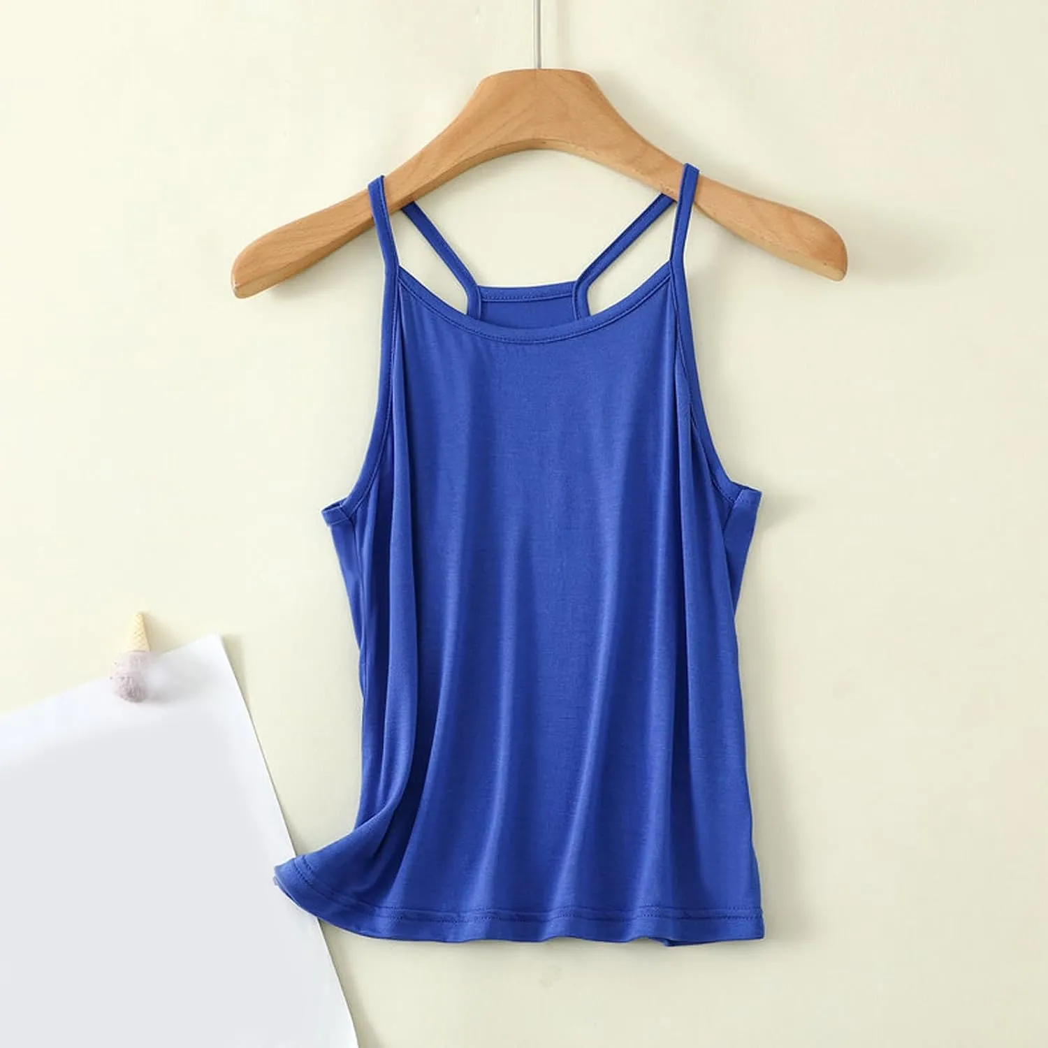 Womens Tank Tops Loose Fit Spaghetti Strap Tank Top Solid Color Dressy Causal Camisole Tops Yoga Athletic Tanks