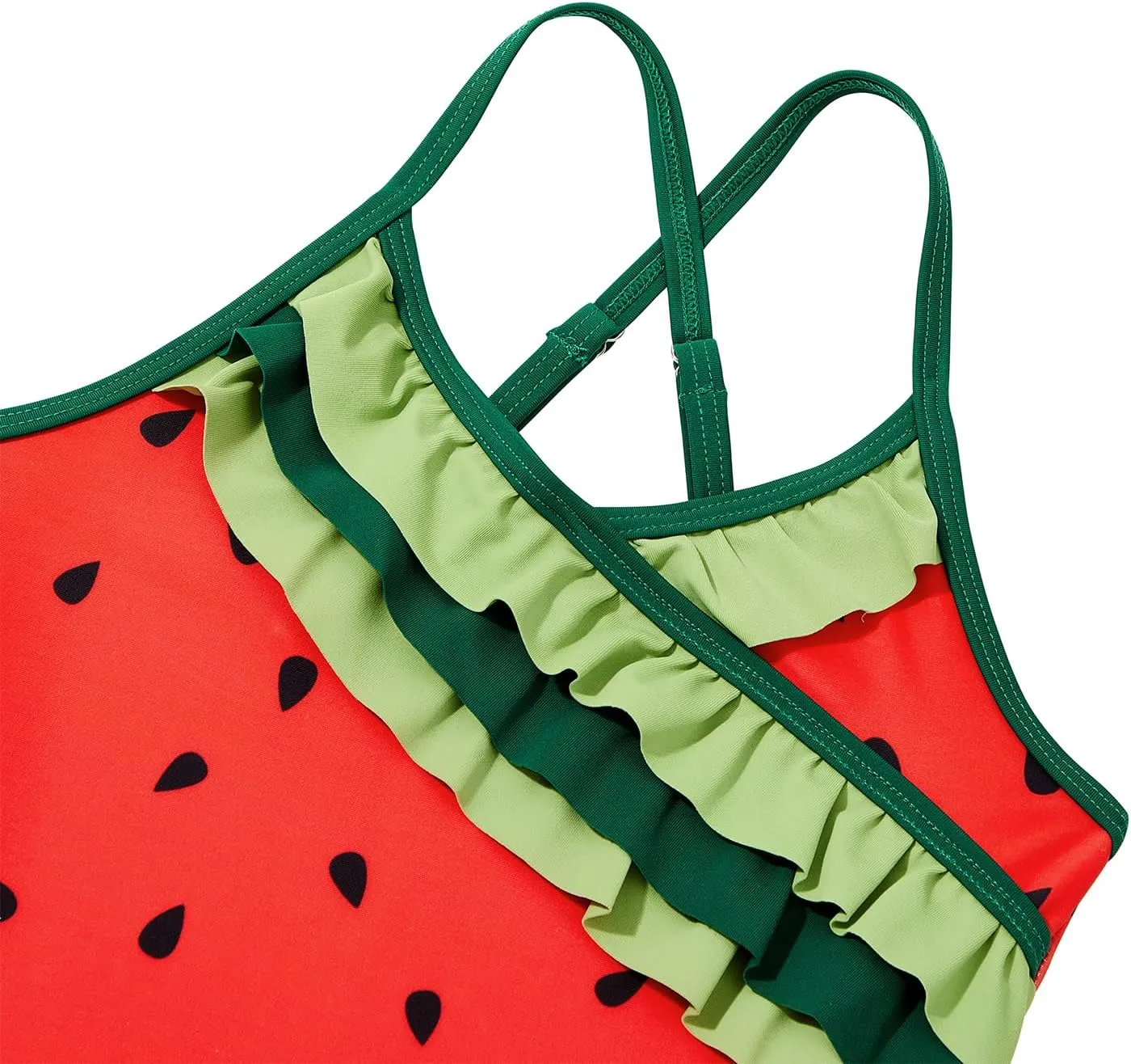Zando Toddler Swimsuit One Piece Swimsuit Girls Sleeveless Cute Swimwear Quick Dry Bathing Suits Summer Beach Wear 2-10 Years